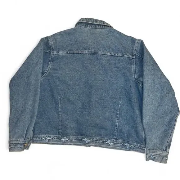 Adorable vintage vtg 90s y2k disney store embroidered denim - Picture 2 of 6